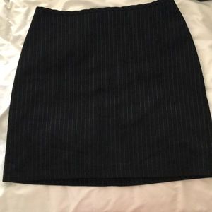 Pinstripe skirt